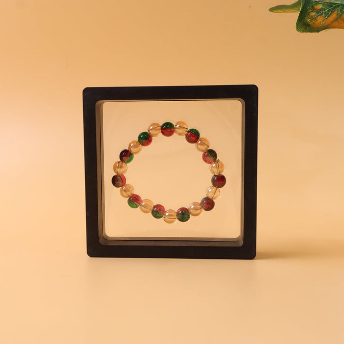 Multicolor Glossy Bead Stretch Bracelet (1 Pc) by Your Brand
