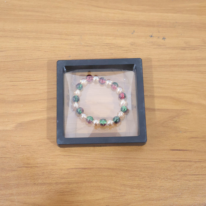 Multicolor Glossy Bead Stretch Bracelet (1 Pc) by Your Brand