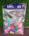 Vibrant festive balloons