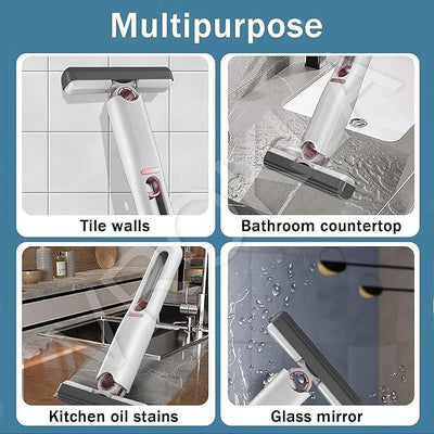Mini Mop for Kitchen, Floor, Glass & Car – Self Squeeze Sponge Mop