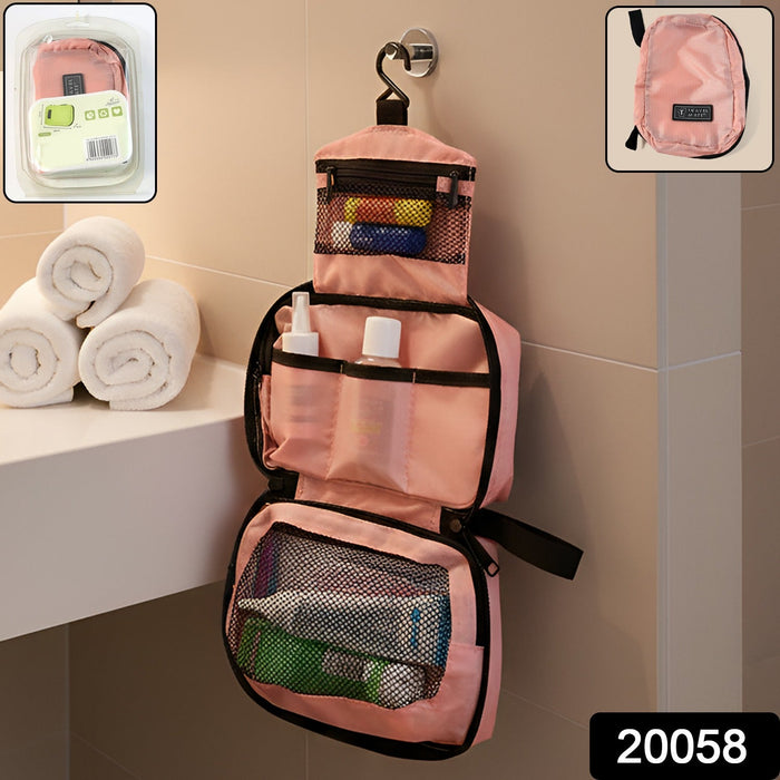 Premium Travel Mate Hanging Toiletry Bag (1 Pc) by Your Brand