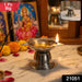 Stainless Steel Sunflower Design Diya Stand (Big Size) (1 Pc) by Your Brand