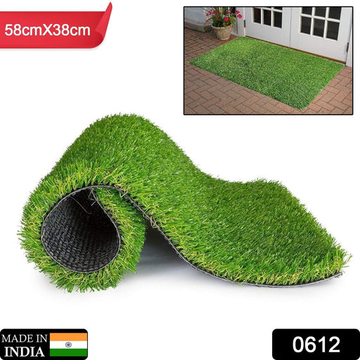 Artificial Grass Mat for Balcony or Doormat, 58x38cm by Your Brand