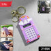 Cute Cartoon Kuromi Calculator Keychain with Mini Digital Display (1 Pc) by Your Brand