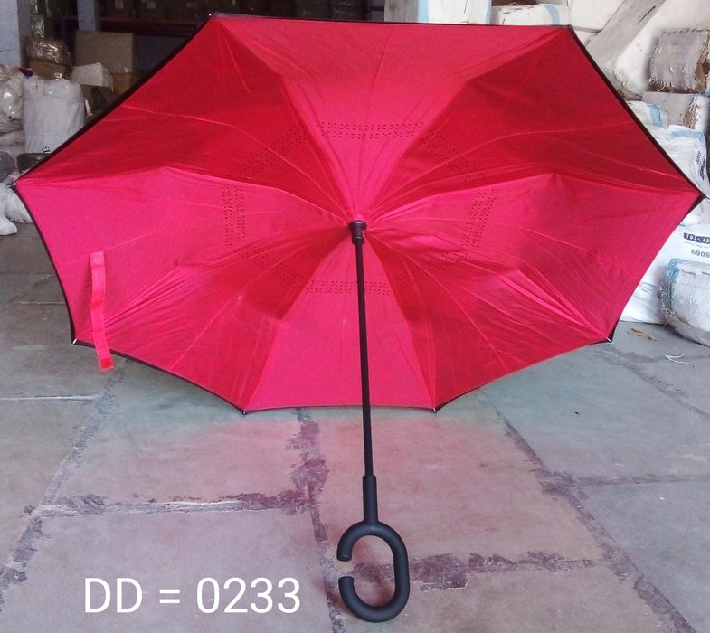 Printed Travel Windproof Umbrella (Reverse Umbrella) by Your Brand