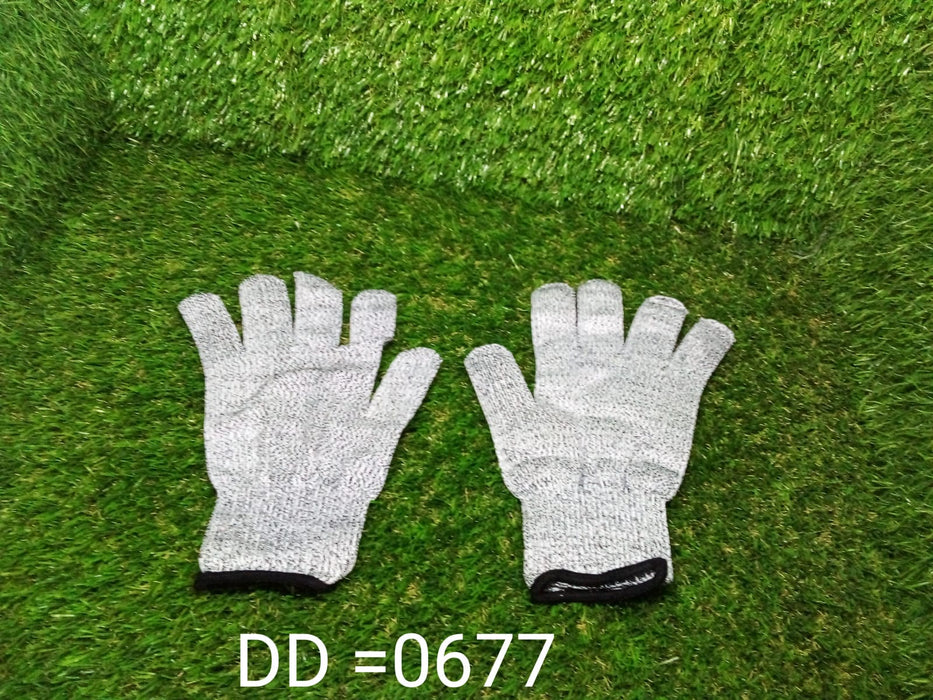 Anti Cutting Resistant Hand Safety Cut-Proof Protection Gloves (Multicolour) by Your Brand