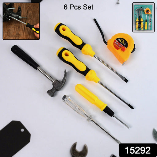 6 in 1 Hand Tool Kit Repair Home Screwdrivers Tool Kit with Tools Including Daily by Your Brand