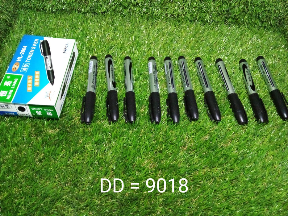 10 Pc Permanent Black Marker by Your Brand