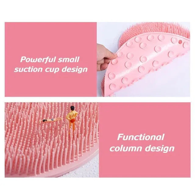 Silicone Multiuse Scrubber for Bath & Foot Cleaning | Soft Exfoliating Body Scrubber