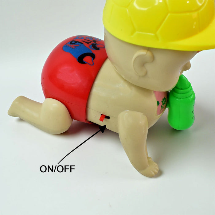 Battery Operated Crawling Baby Toy with Music by Your Brand