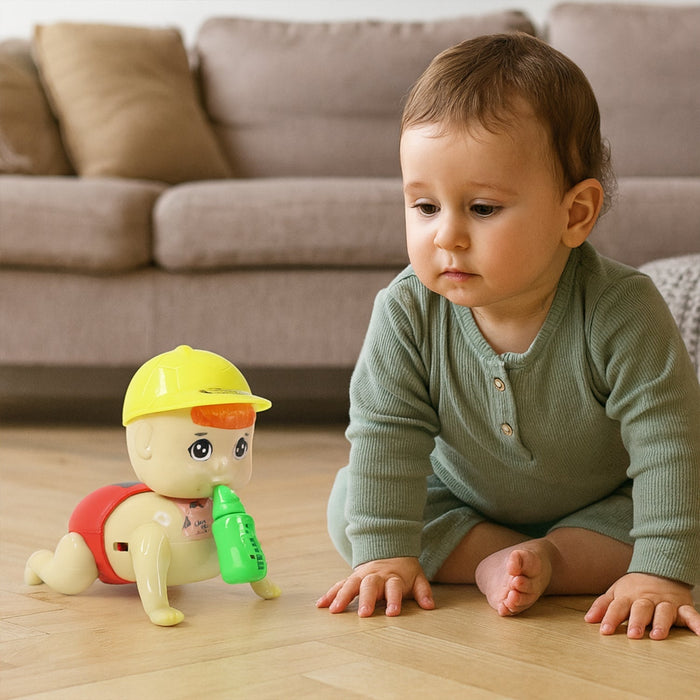 Battery Operated Crawling Baby Toy with Music by Your Brand