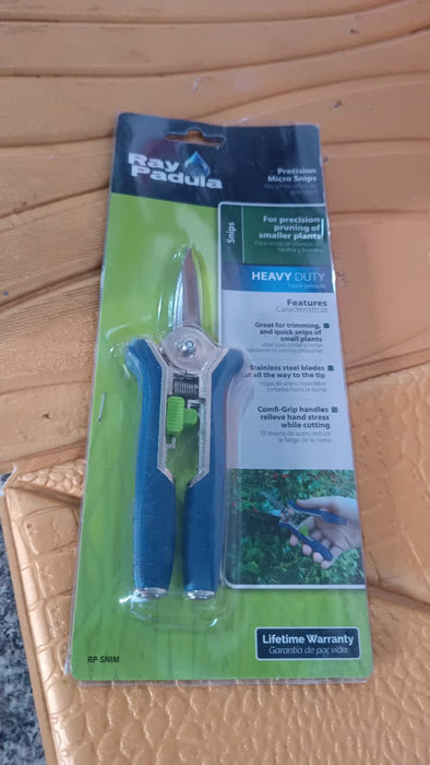 Precision Micro Garden Snip Pruning Scissor by Your Brand