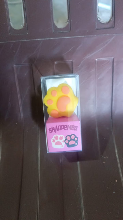 2 in 1 Pencil Sharpener & Eraser for Kids, Fancy Sharpeners by Your Brand