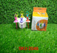 Dancing doll fruit fork set, includes stand for presentation