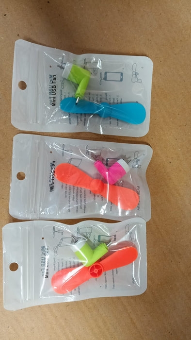 Mini USB Fan – Instant Cooling Handy Fan for Anytime Use (Micro Port) by Your Brand