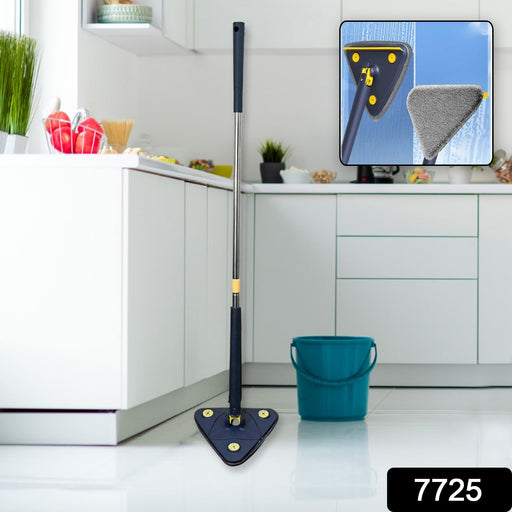 Rotatable Adjustable Triangle Cleaning Mop Triangle Mop with Long Handle(1 Pc) by Your Brand