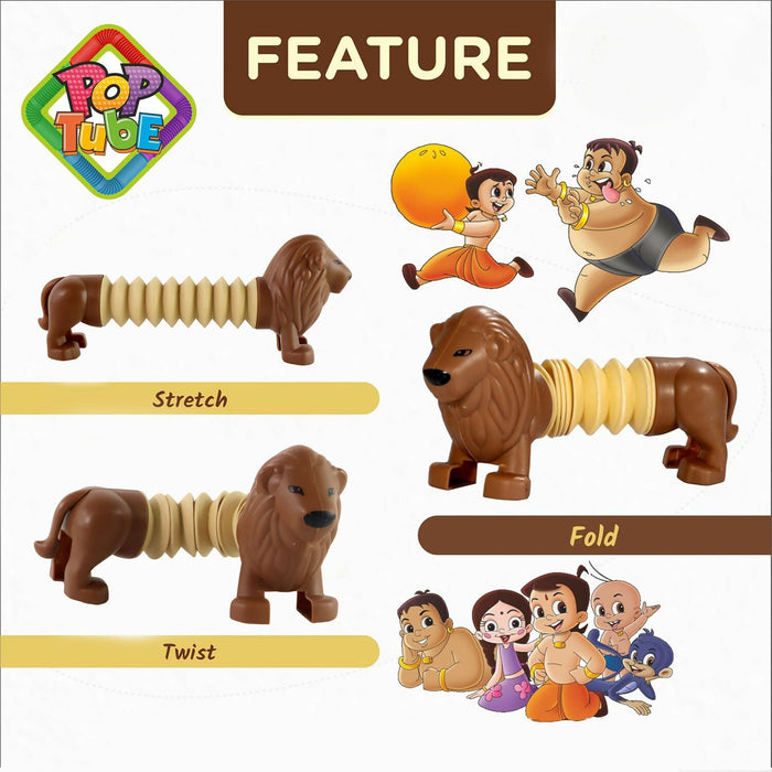 Lion Shape Magic Spring Toy (1 Pc) by Your Brand