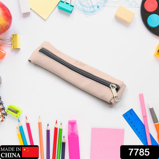 Leather Pencil Case high-quality leather pencil pouch ideal of School (1Pc) by Your Brand
