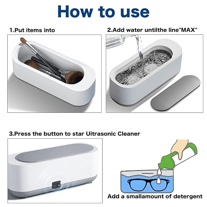 Dropdash Ultrasonic Jewelry Cleaner - Car & Bike Accessories