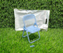 Mobile stand featuring ergonomic design for comfort.