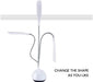 Touch control LED desk lamp, adjustable