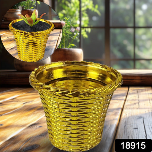 Plastic Flower Valencia (Pot) Home and Outdoor (1 Pc) by Your Brand