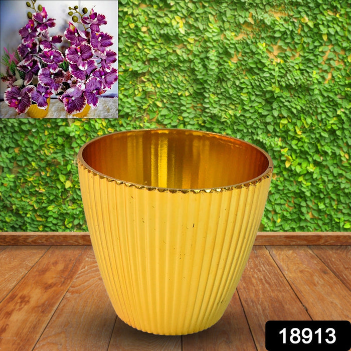 Plastic Flower Valencia (Pot) Home and Outdoor (1 Pc) by Your Brand