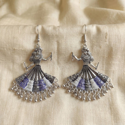 oxidised jhumka earrings
