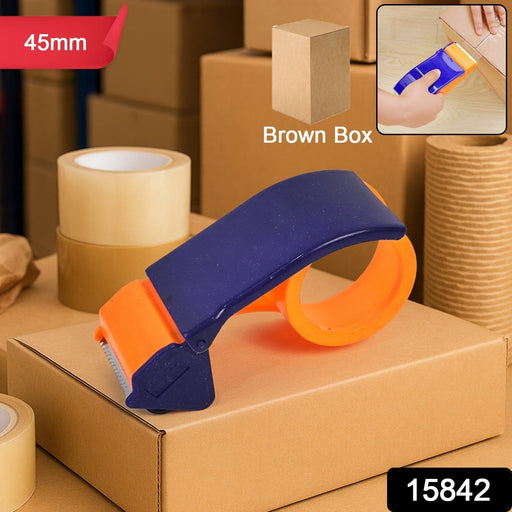 45mm Hand Tape Dispenser Packing Packaging Boxes Roll Roller Cutter by Your Brand
