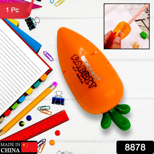 Student Pencil Sharpener Cartoon Carrot Design Suitable for Kids Stationery 1 Pc by Your Brand