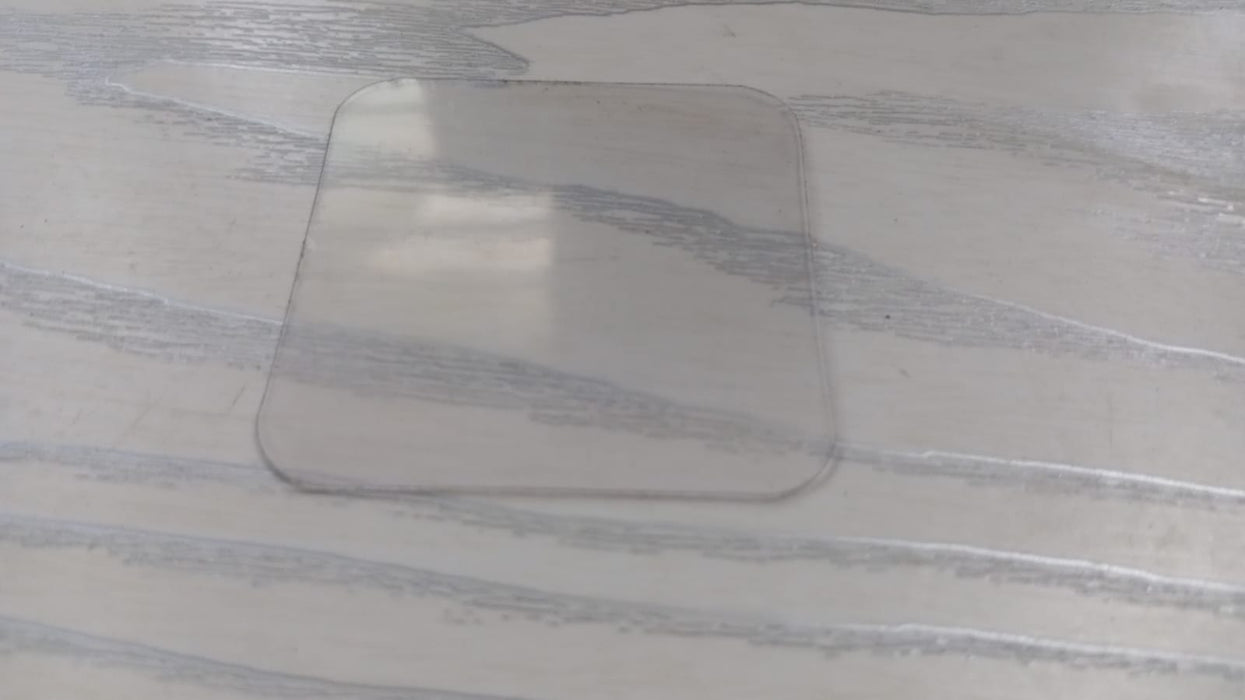 Nano adhesive tape offering strong hold on various indoor surfaces