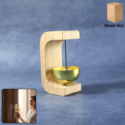 Megnetic Zen Bell for Meditation with Wooden Stand (1 Pc) by Your Brand