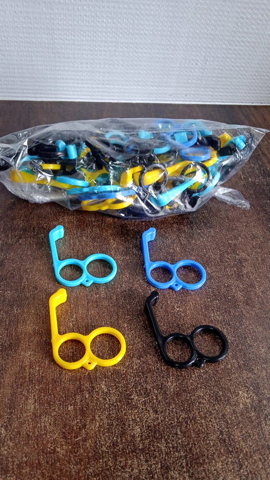Plastic Hand Mobile Stand (Mix Color / 50 Pc) by Your Brand