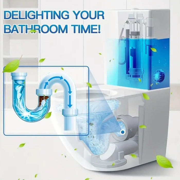 Toilet Cleaner Flush Tab Ocean Blue 100 Gram by Your Brand