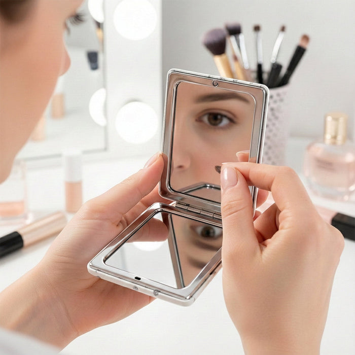 Foldable Mirror Keychain – (1 Pc) by Your Brand