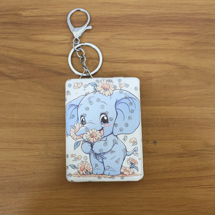 Foldable Mirror Keychain – (1 Pc) by Your Brand