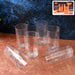 Hexagon Shape Metro Plastic Glass Set 