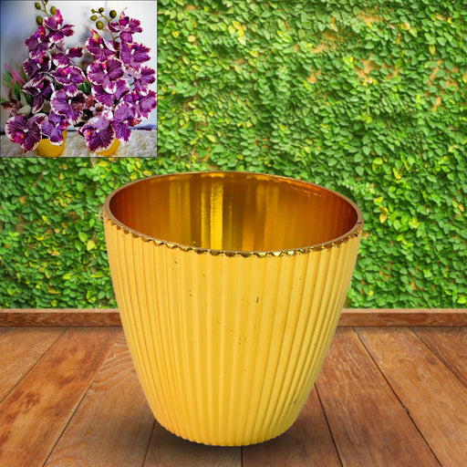Plastic Flower Valencia (Pot) Home and Outdoor (1 Pc) by Your Brand