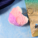 Soft Plush Cute Heart Keychain - 1 Pc by Your Brand