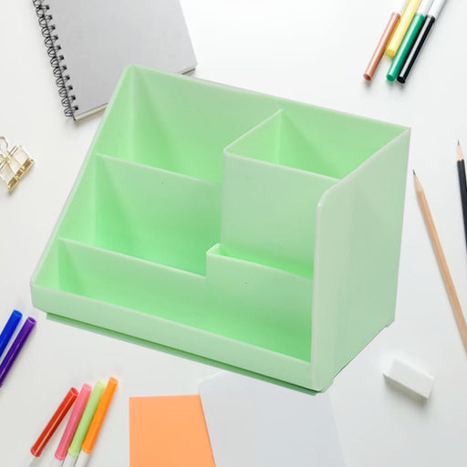 Stationery Holder Desk Organizer Space Saver Pen Stand Multi Compartments Holder by Your Brand