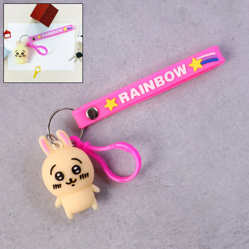 Cute Bunny Character Keychain (1 Pc) by Your Brand