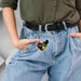 Pixel Design Cartoon Keychain