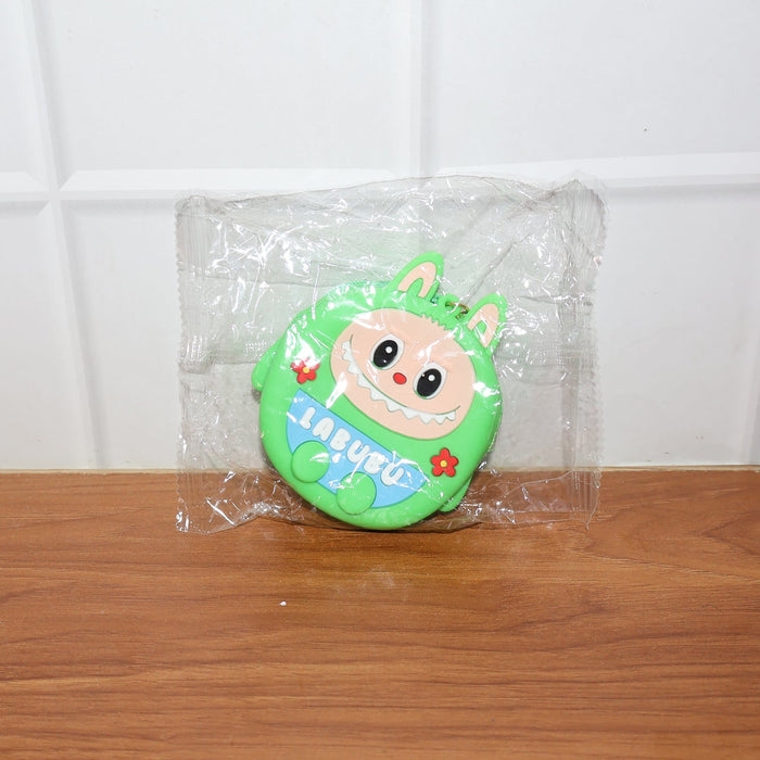 Cute Cartoon Character Coin Pouch with Keychain & Wrist Strap by Your Brand