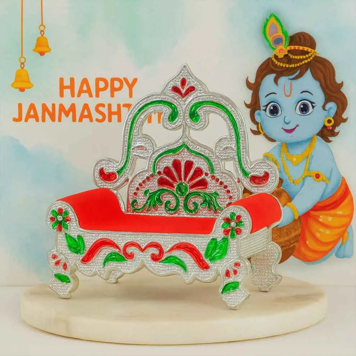 Elegant Krishna Ji Throne – Laddu Gopal Singhasan for Divine Decor