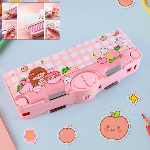 Multifunctional Cartoon Pencil Box (1 Pc) by Your Brand