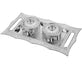 Multipurpose Decorative Multi Storage Mukhwas Dani / Serving Tray by Your Brand