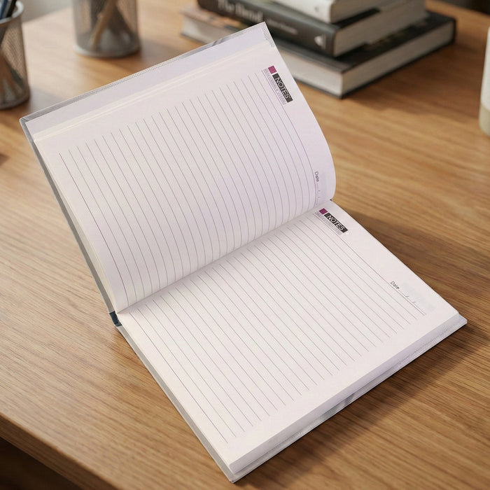 Hardbound Ruled Notebook (1 Pc / 100 Pages / 240x180mm) by Your Brand