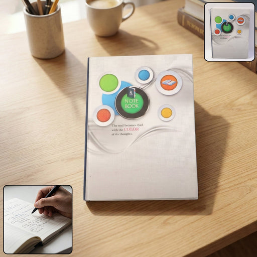 Hardbound Ruled Notebook (1 Pc / 100 Pages / 240x180mm) by Your Brand
