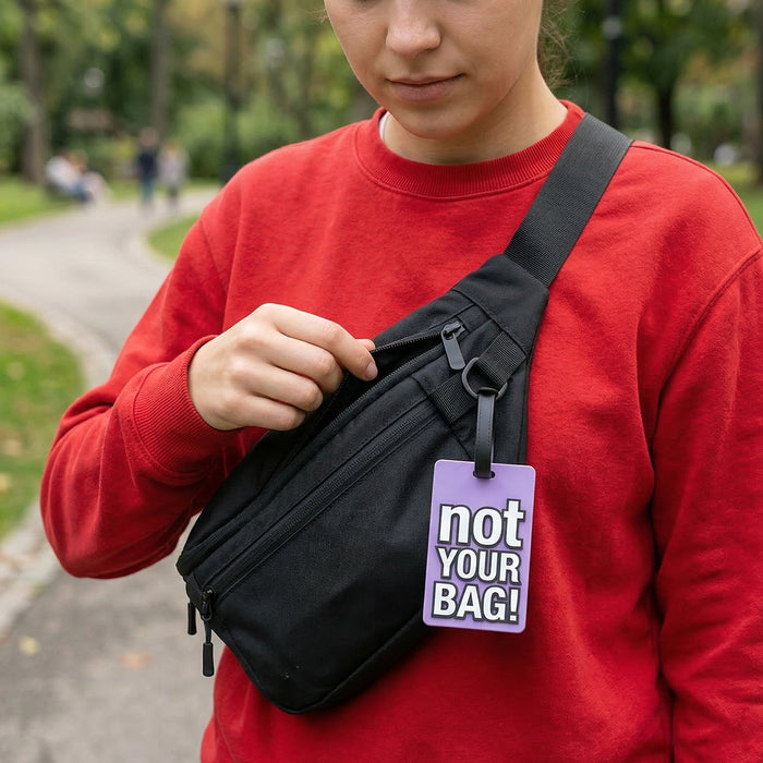 Travel Identification Luggage Bag Tag with Bold “Not Your Bag (1 Pc) by Your Brand