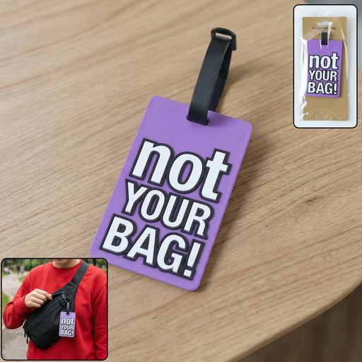 Travel Identification Luggage Bag Tag with Bold “Not Your Bag (1 Pc) by Your Brand